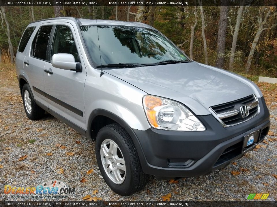 2004 Honda CR-V EX 4WD Satin Silver Metallic / Black Photo #7