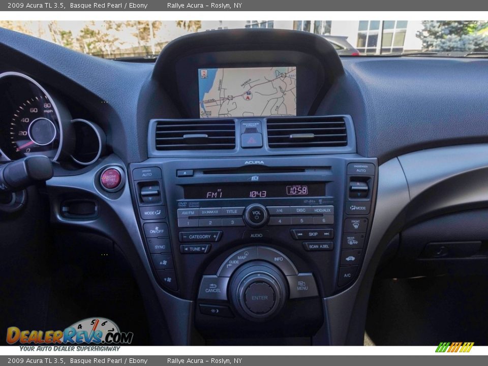 2009 Acura TL 3.5 Basque Red Pearl / Ebony Photo #22