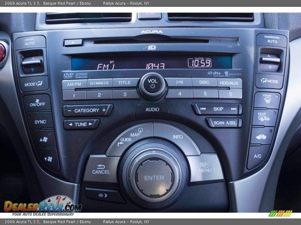 2009 Acura TL 3.5 Basque Red Pearl / Ebony Photo #25