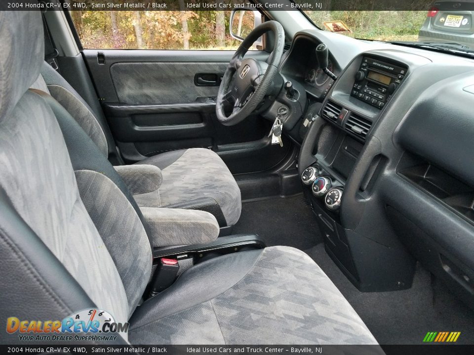 2004 Honda CR-V EX 4WD Satin Silver Metallic / Black Photo #10