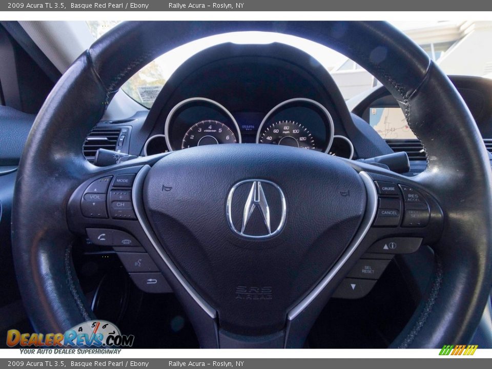 2009 Acura TL 3.5 Basque Red Pearl / Ebony Photo #27
