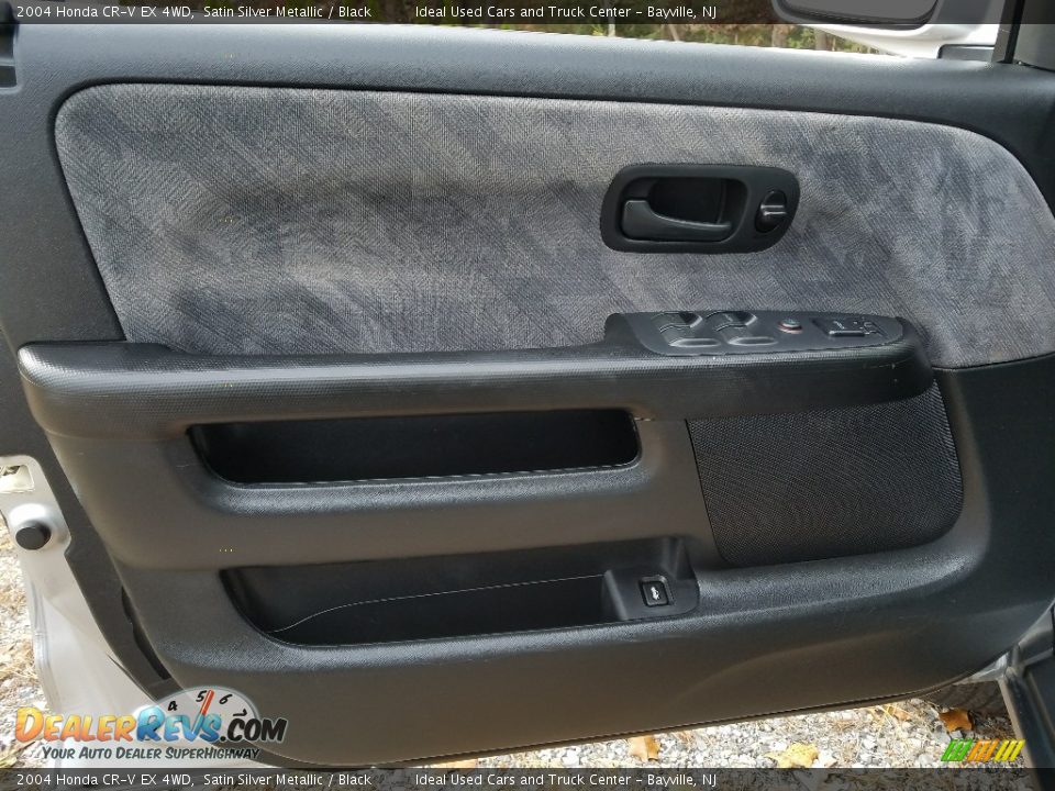 2004 Honda CR-V EX 4WD Satin Silver Metallic / Black Photo #12