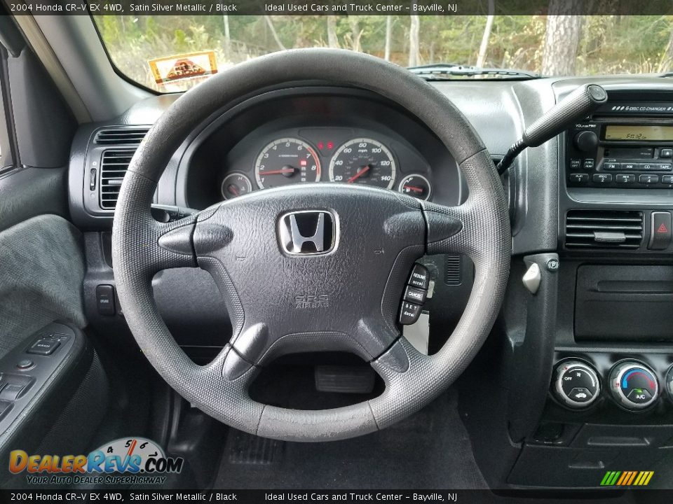2004 Honda CR-V EX 4WD Satin Silver Metallic / Black Photo #15