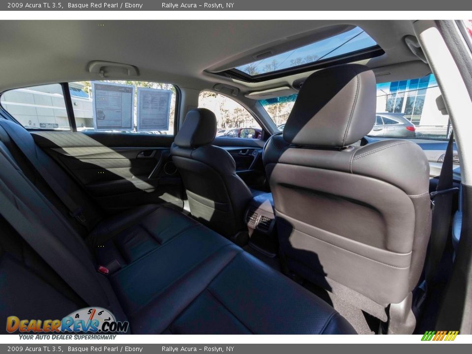 2009 Acura TL 3.5 Basque Red Pearl / Ebony Photo #35