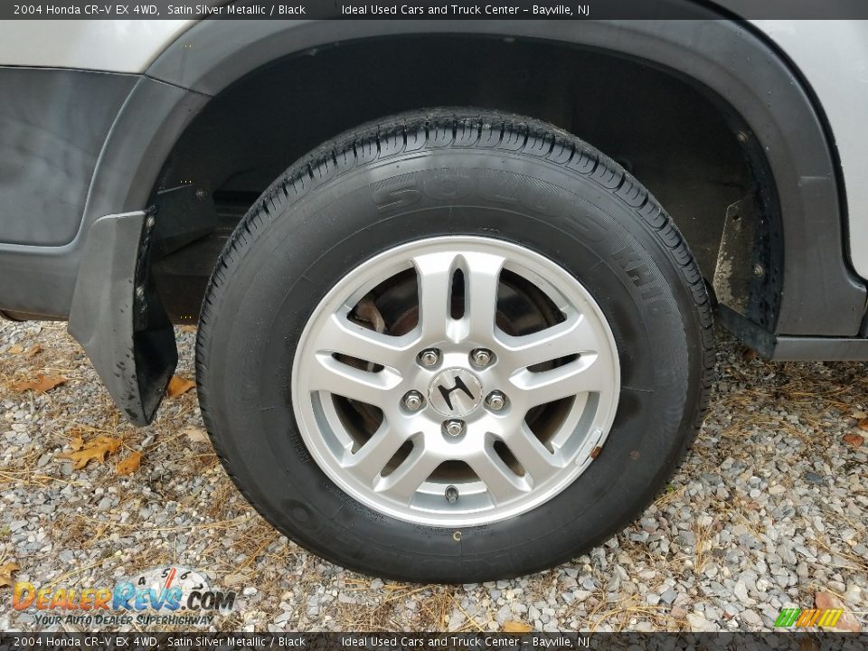 2004 Honda CR-V EX 4WD Satin Silver Metallic / Black Photo #25