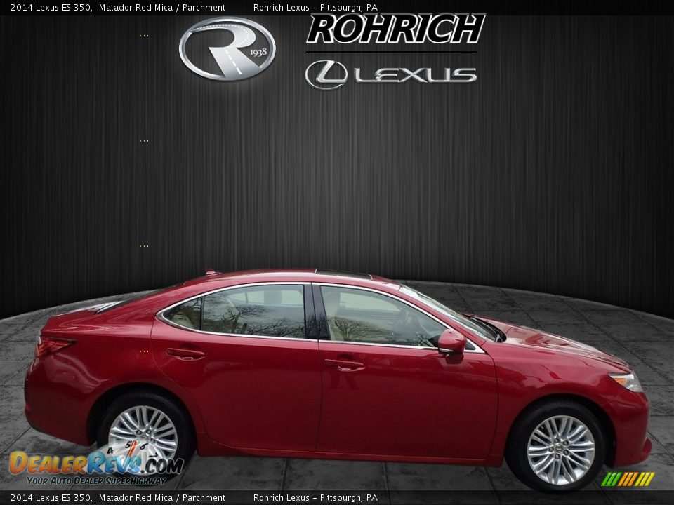 2014 Lexus ES 350 Matador Red Mica / Parchment Photo #2