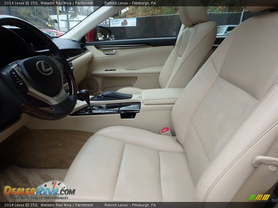 2014 Lexus ES 350 Matador Red Mica / Parchment Photo #6