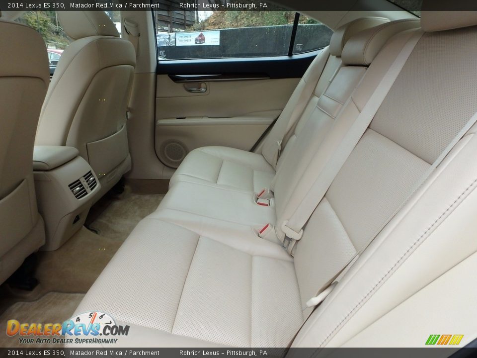 2014 Lexus ES 350 Matador Red Mica / Parchment Photo #7