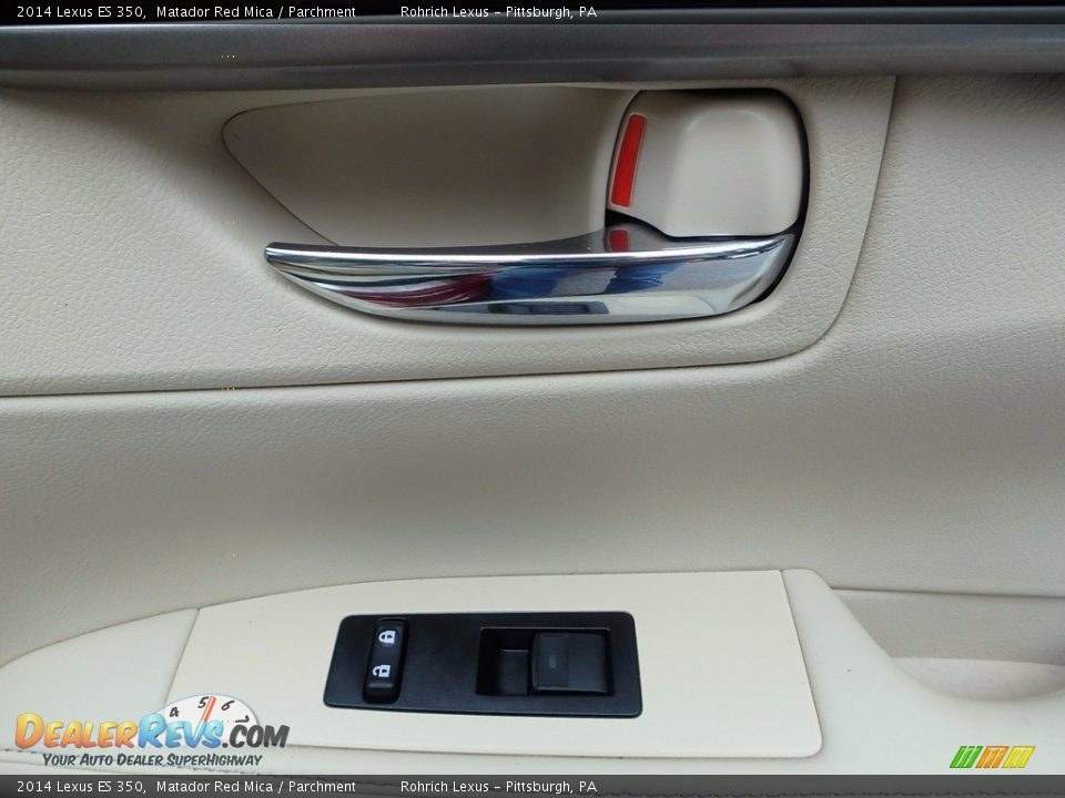 2014 Lexus ES 350 Matador Red Mica / Parchment Photo #11