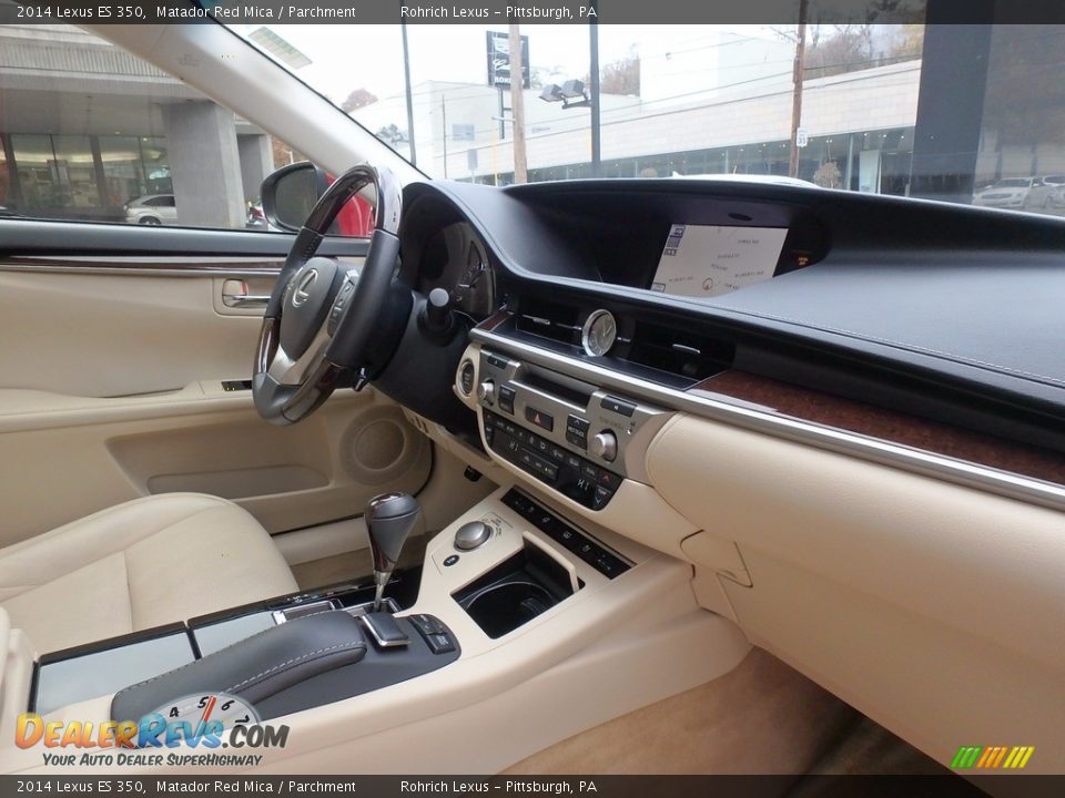 2014 Lexus ES 350 Matador Red Mica / Parchment Photo #13