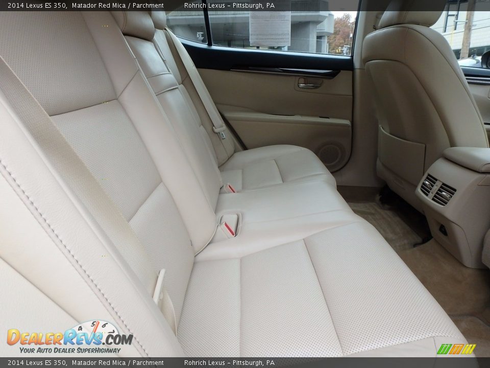 2014 Lexus ES 350 Matador Red Mica / Parchment Photo #15
