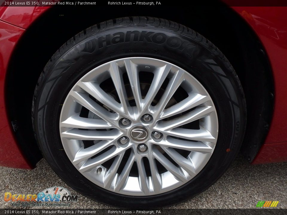 2014 Lexus ES 350 Matador Red Mica / Parchment Photo #17