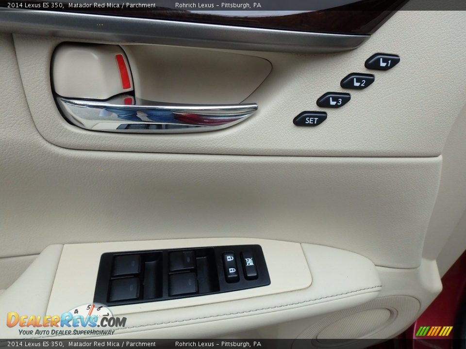 2014 Lexus ES 350 Matador Red Mica / Parchment Photo #19