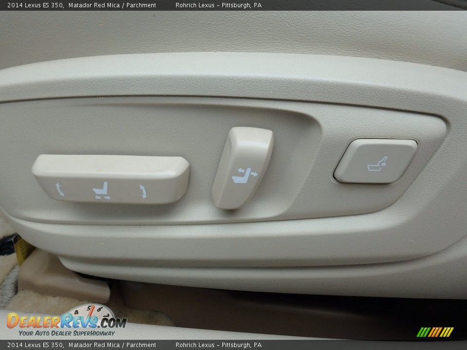 2014 Lexus ES 350 Matador Red Mica / Parchment Photo #20