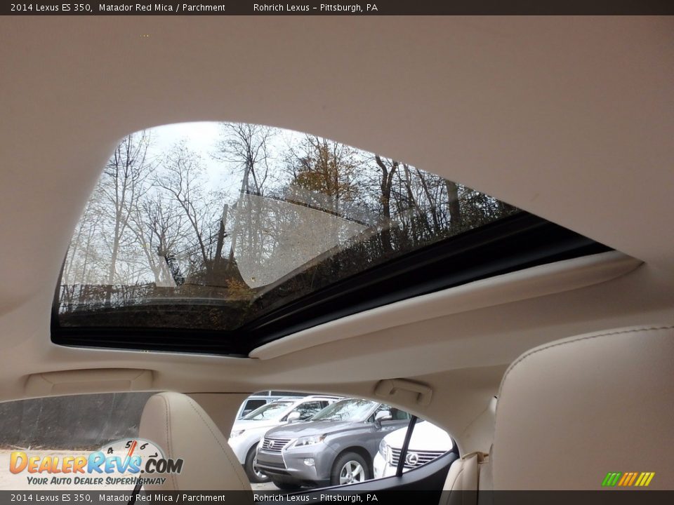 2014 Lexus ES 350 Matador Red Mica / Parchment Photo #21