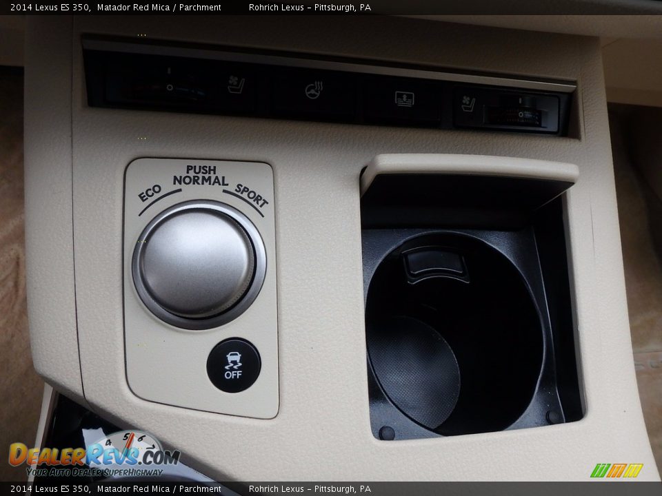 2014 Lexus ES 350 Matador Red Mica / Parchment Photo #23