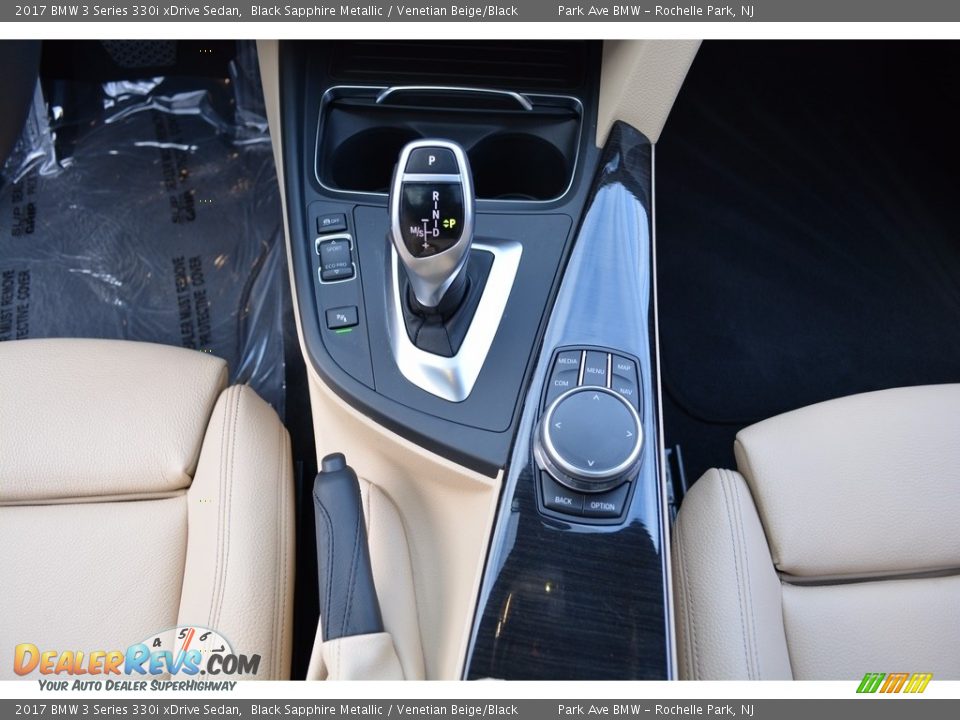 2017 BMW 3 Series 330i xDrive Sedan Black Sapphire Metallic / Venetian Beige/Black Photo #17