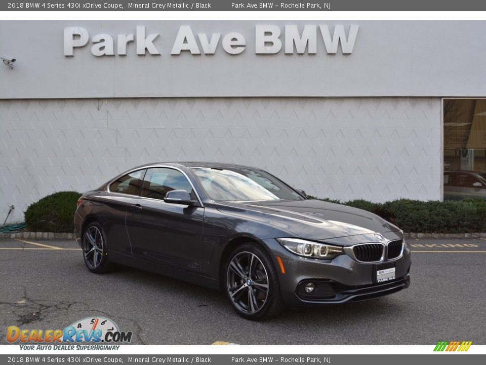 2018 BMW 4 Series 430i xDrive Coupe Mineral Grey Metallic / Black Photo #1