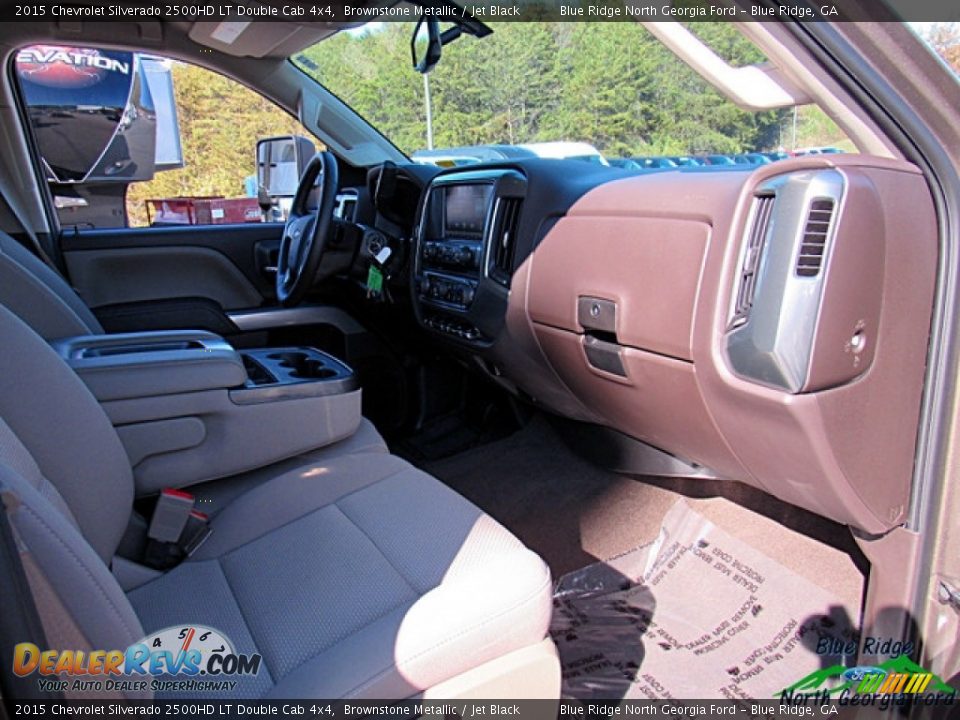 2015 Chevrolet Silverado 2500HD LT Double Cab 4x4 Brownstone Metallic / Jet Black Photo #8