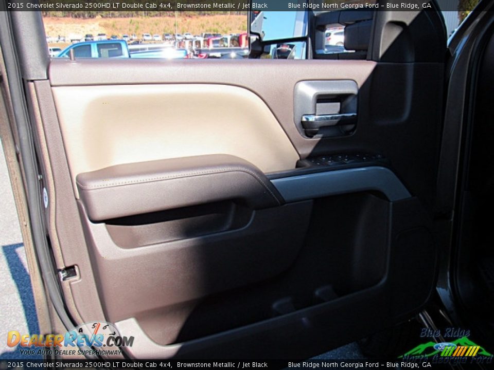 2015 Chevrolet Silverado 2500HD LT Double Cab 4x4 Brownstone Metallic / Jet Black Photo #20