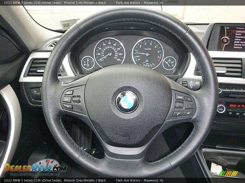 2013 BMW 3 Series 328i xDrive Sedan Mineral Grey Metallic / Black Photo #29