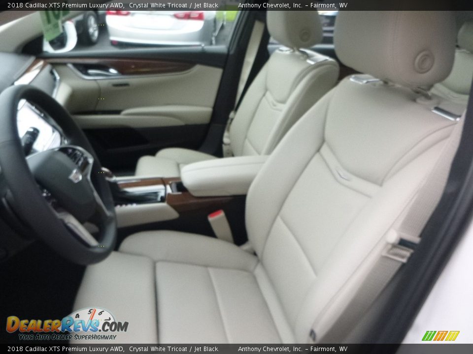 2018 Cadillac XTS Premium Luxury AWD Crystal White Tricoat / Jet Black Photo #14