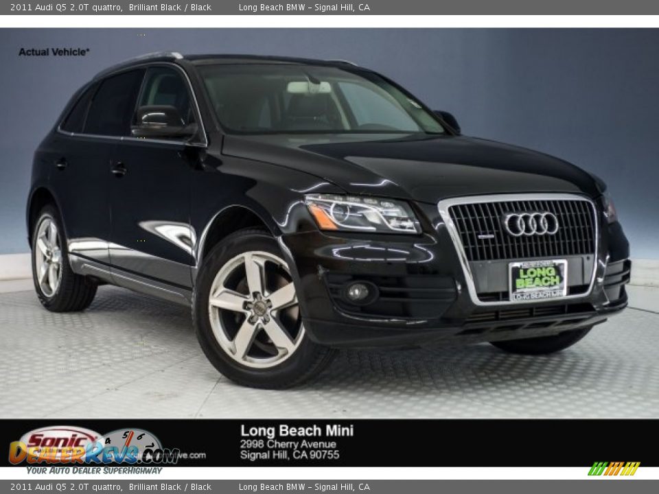 2011 Audi Q5 2.0T quattro Brilliant Black / Black Photo #1