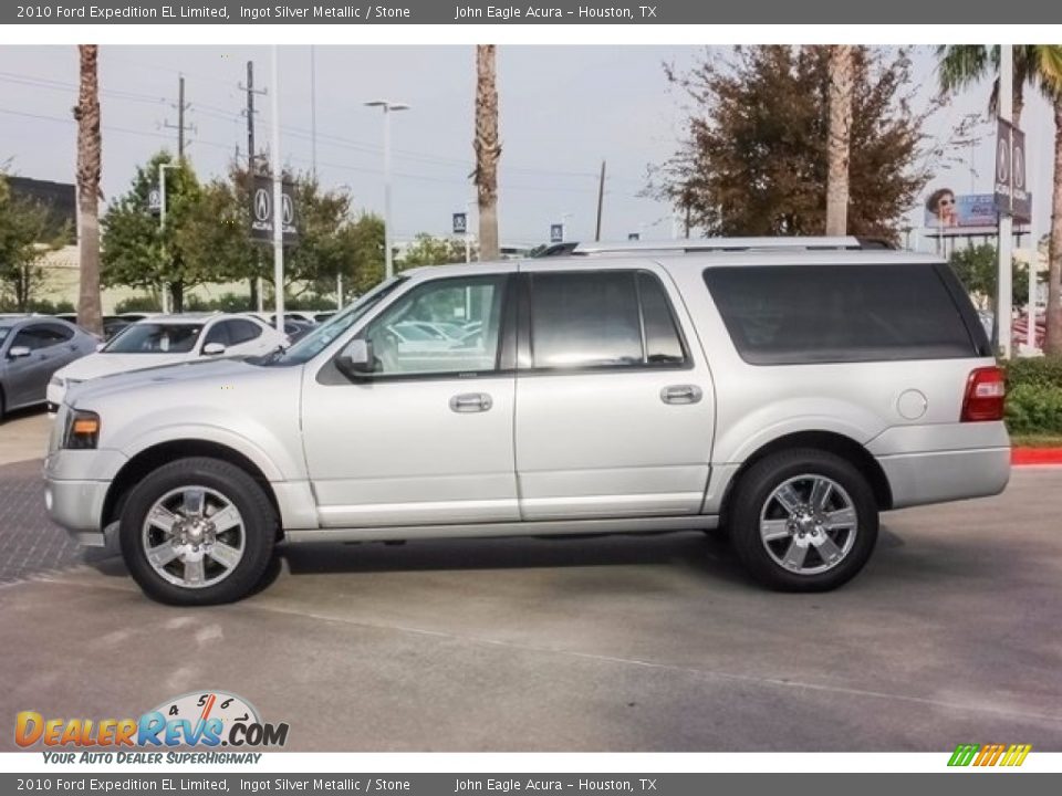 2010 Ford Expedition EL Limited Ingot Silver Metallic / Stone Photo #4