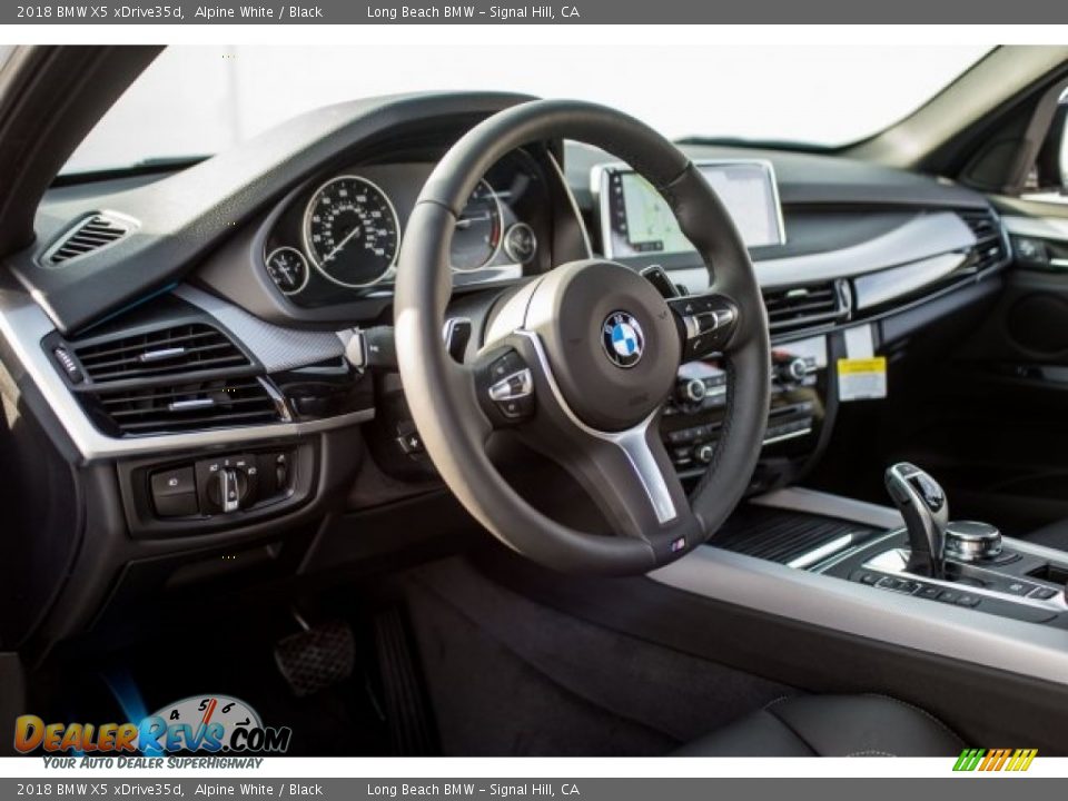 2018 BMW X5 xDrive35d Alpine White / Black Photo #5
