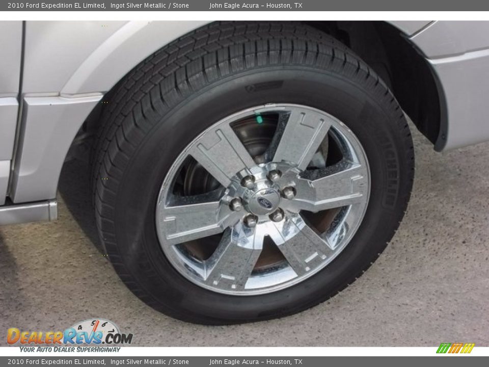 2010 Ford Expedition EL Limited Ingot Silver Metallic / Stone Photo #13