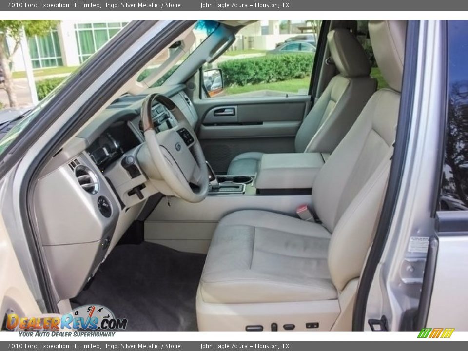 2010 Ford Expedition EL Limited Ingot Silver Metallic / Stone Photo #16