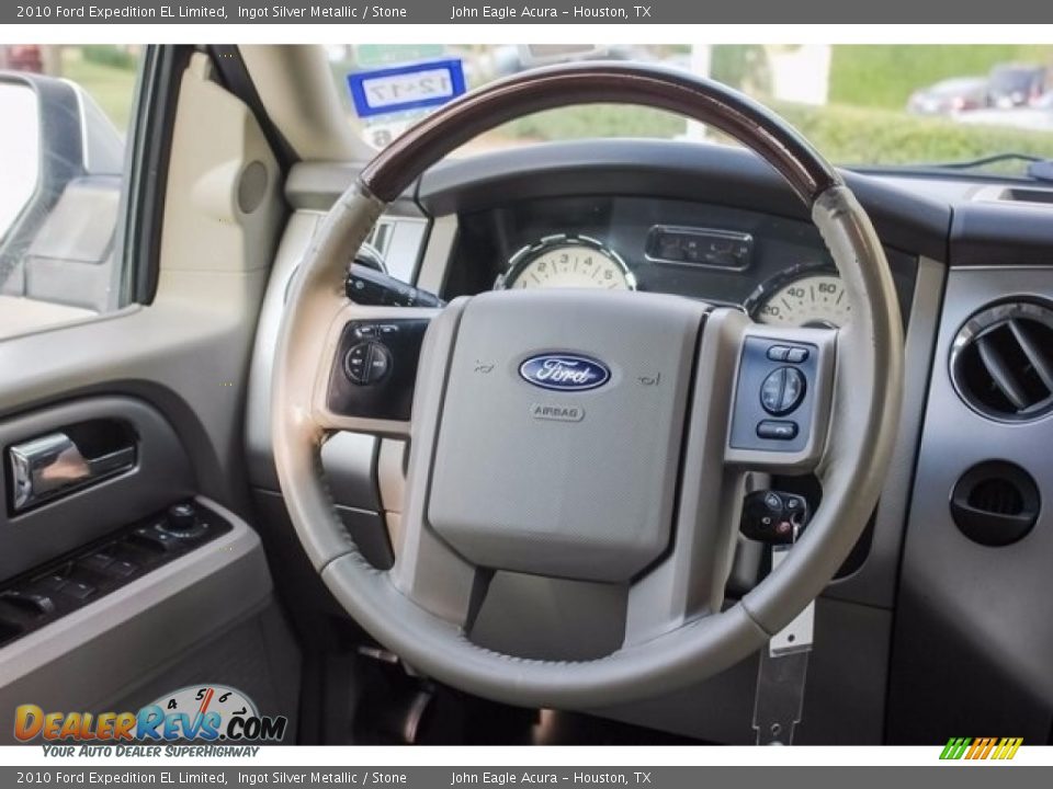 2010 Ford Expedition EL Limited Ingot Silver Metallic / Stone Photo #30