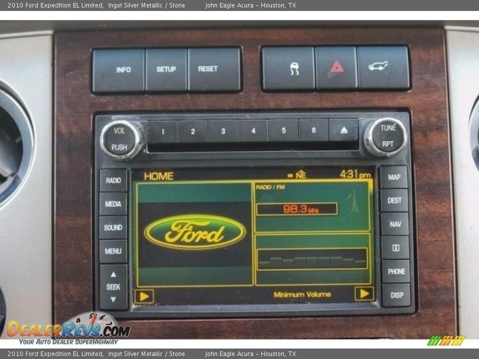 2010 Ford Expedition EL Limited Ingot Silver Metallic / Stone Photo #31