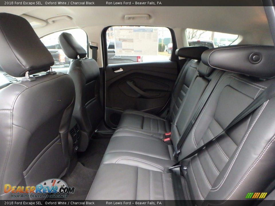 Rear Seat of 2018 Ford Escape SEL Photo #12