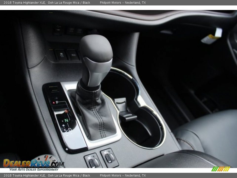 2018 Toyota Highlander XLE Ooh La La Rouge Mica / Black Photo #14