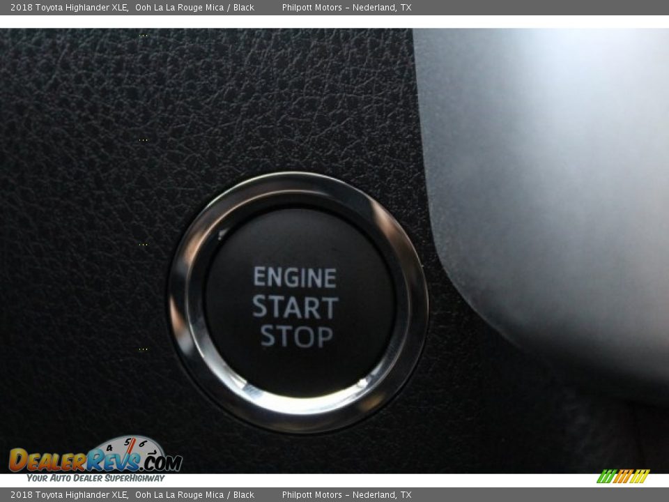 2018 Toyota Highlander XLE Ooh La La Rouge Mica / Black Photo #15
