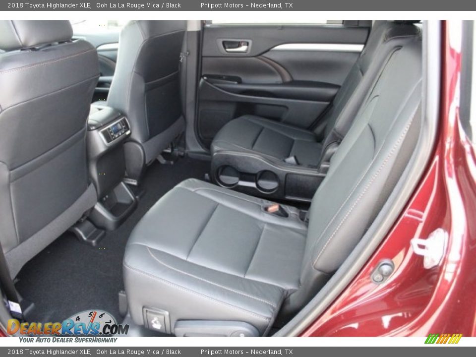 2018 Toyota Highlander XLE Ooh La La Rouge Mica / Black Photo #21