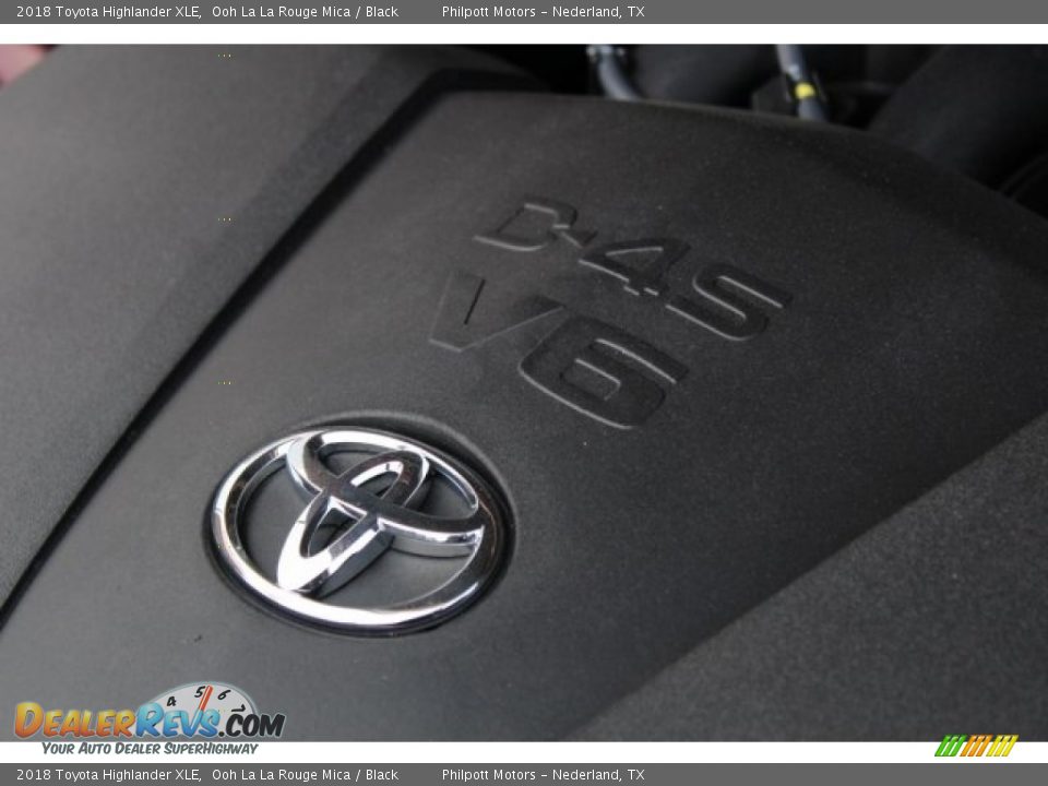 2018 Toyota Highlander XLE Ooh La La Rouge Mica / Black Photo #27