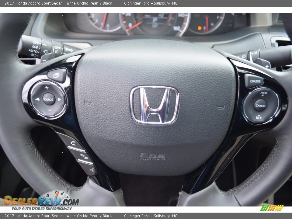 2017 Honda Accord Sport Sedan White Orchid Pearl / Black Photo #21