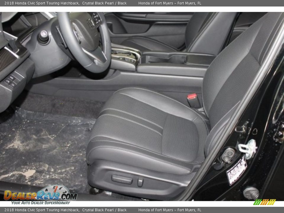 Front Seat of 2018 Honda Civic Sport Touring Hatchback Photo #11