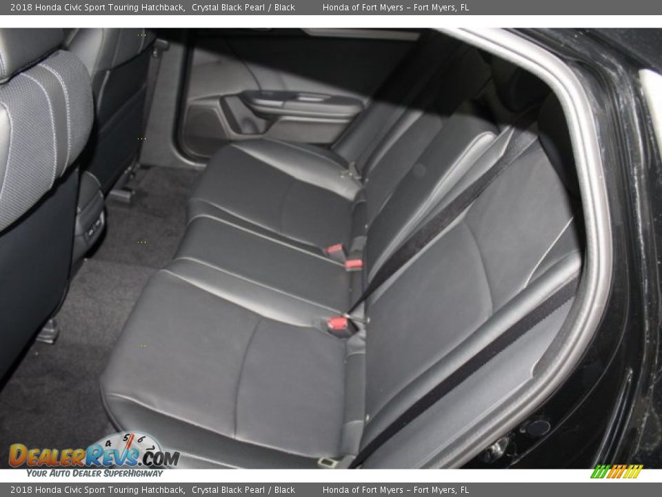 Rear Seat of 2018 Honda Civic Sport Touring Hatchback Photo #26
