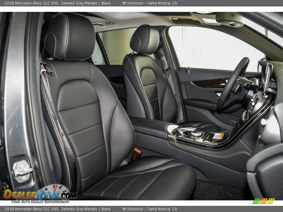2018 Mercedes-Benz GLC 300 Selenite Grey Metallic / Black Photo #2