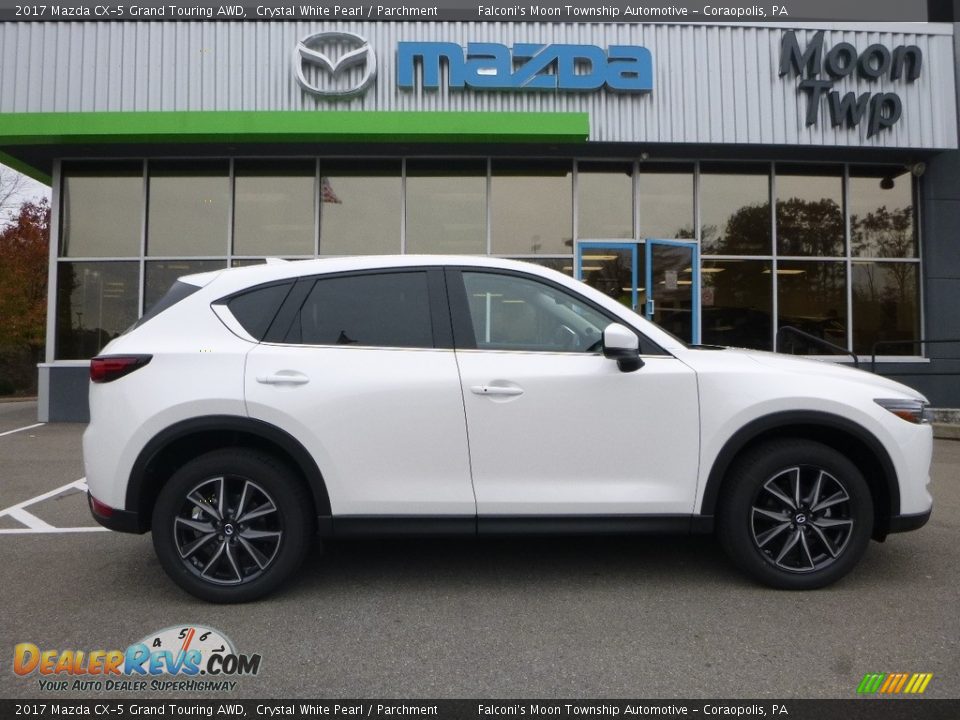 2017 Mazda CX-5 Grand Touring AWD Crystal White Pearl / Parchment Photo #1