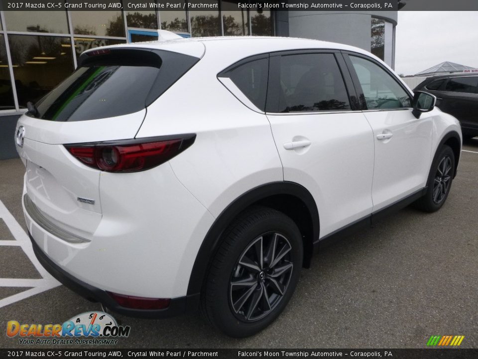 2017 Mazda CX-5 Grand Touring AWD Crystal White Pearl / Parchment Photo #2