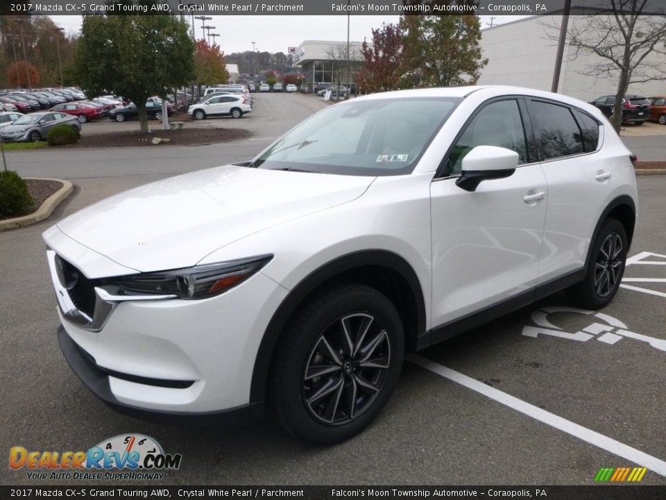 2017 Mazda CX-5 Grand Touring AWD Crystal White Pearl / Parchment Photo #5