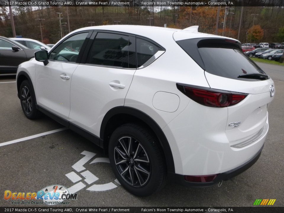 2017 Mazda CX-5 Grand Touring AWD Crystal White Pearl / Parchment Photo #6