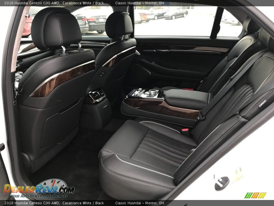 Rear Seat of 2018 Hyundai Genesis G90 AWD Photo #3