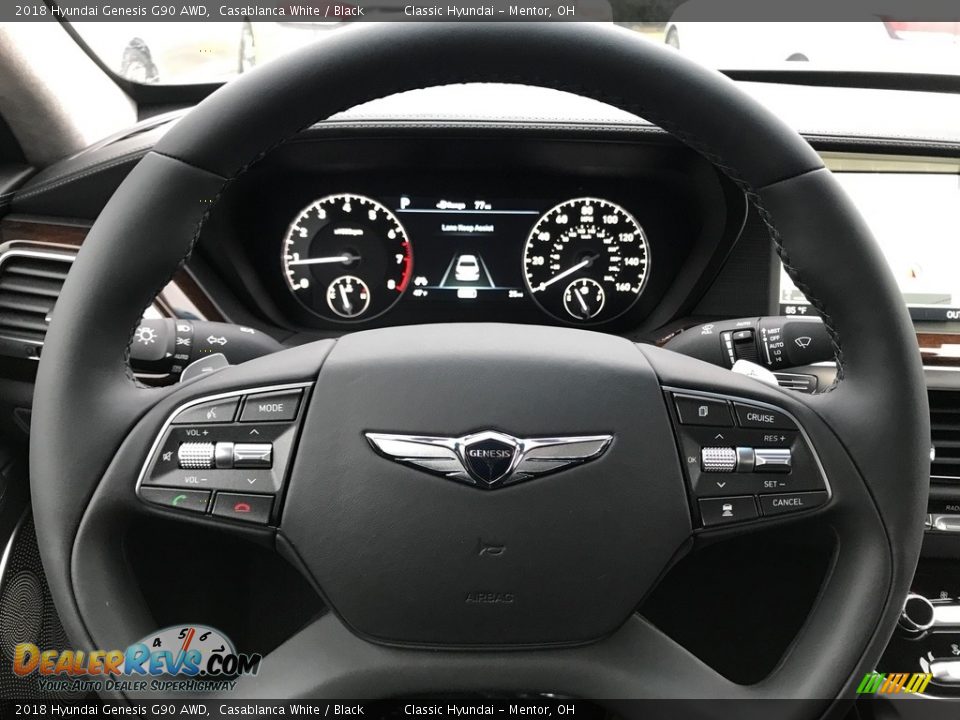2018 Hyundai Genesis G90 AWD Steering Wheel Photo #11