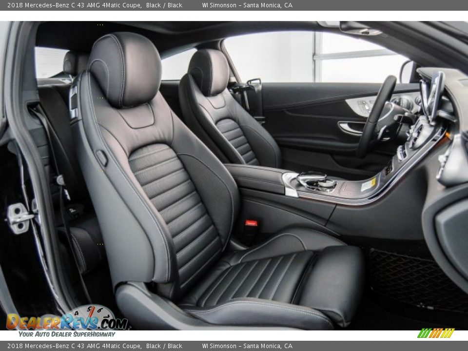 2018 Mercedes-Benz C 43 AMG 4Matic Coupe Black / Black Photo #2