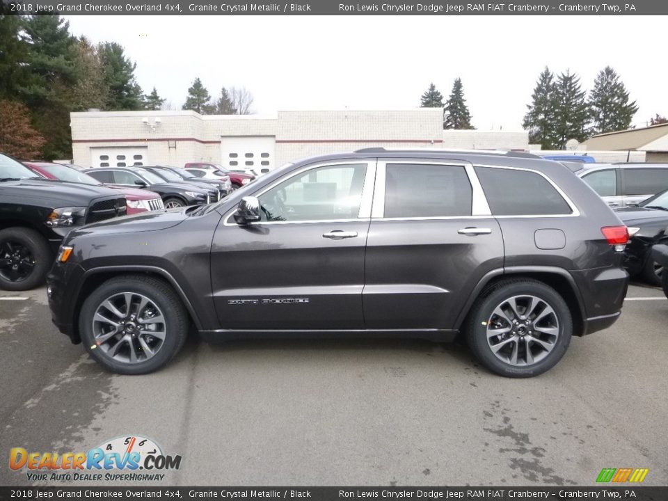 2018 Jeep Grand Cherokee Overland 4x4 Granite Crystal Metallic / Black Photo #2